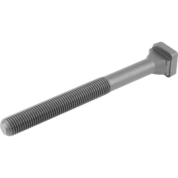 Screw For T-Slot DIN787 D1=M24X150, L=250, Carbon Steel Black